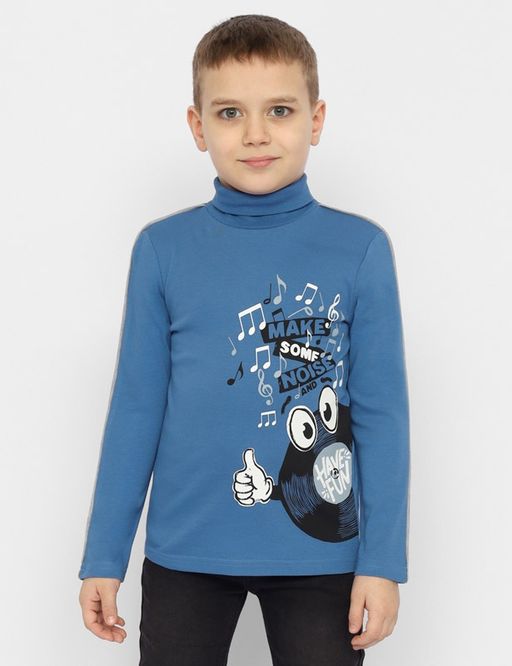 CRB wear/CWKB 63264-42-330 Водолазка для мальчика,синий/Ex.Cherubino