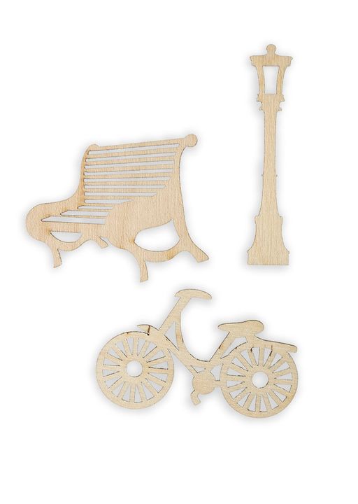 Заготовка для декорирования Mr. Carving ВД-561 Мини-набор фанера 0.3 см Сквер (2.5-8см)