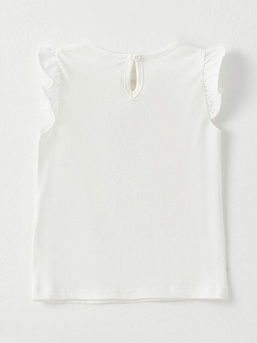 Bisiklet Yaka Bask?l? K?z Bebek Atlet - Waikiki фото 2