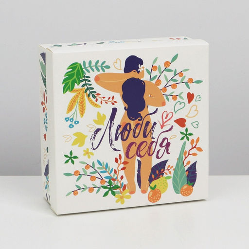 Коробка складная Тропики, 17 х 17 х 7 см - Дарите счастье фото 8