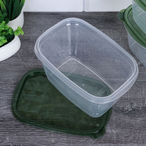 Салатник прямоугольный 3 штуки набор 17x11x9 см / P1 /уп 80/высокий - ГалеонТрейд фото 7