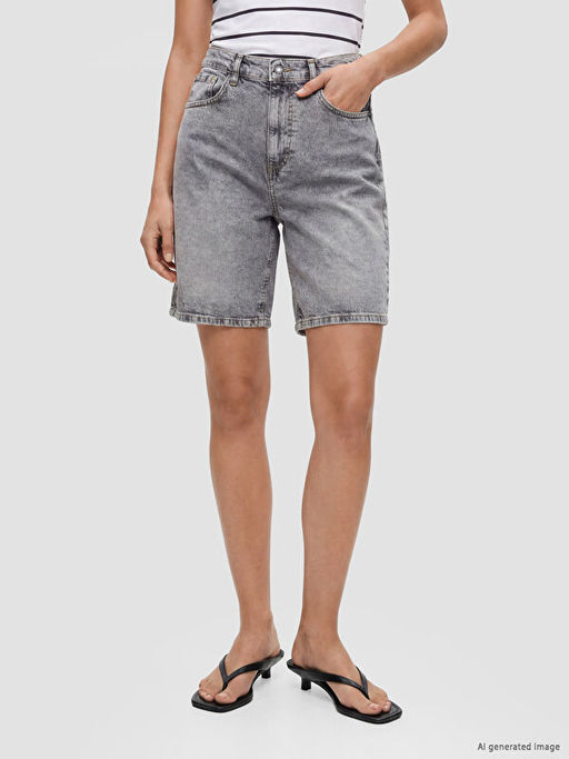 Шорты джинсовые женские Bermuda Fit