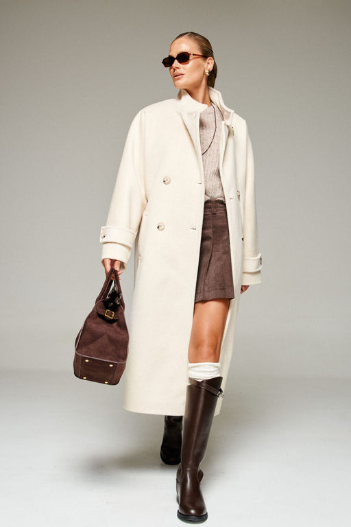 Пальто Beautiful Free 7012 молоко