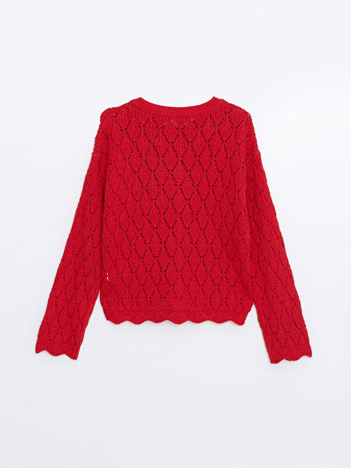 Bisiklet Yaka K?z ?ocuk Triko H?rka - Waikiki фото 3