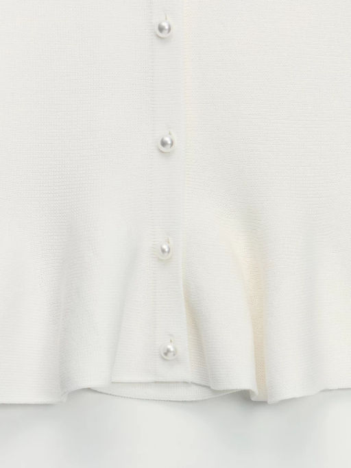 Приталенный джемпер с баской / Zarina