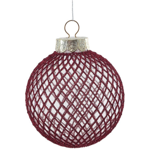 Набор из 9шт Украшение новогоднее "Шар", D8см, L24,6 W8 H24,6см