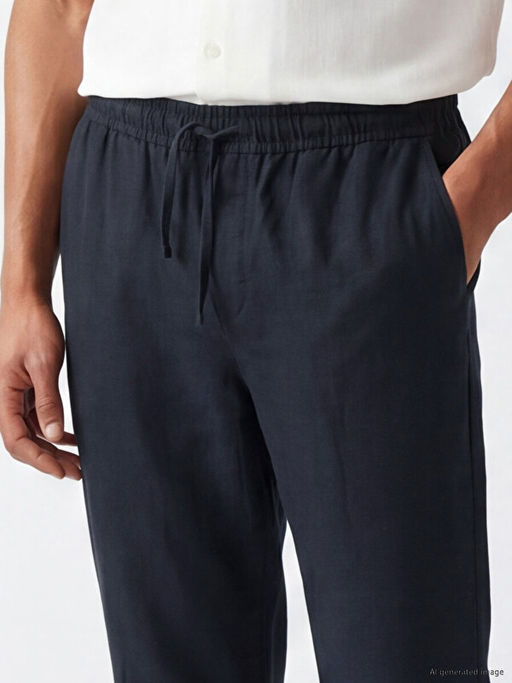 Брюки Regular Fit мужские под лен