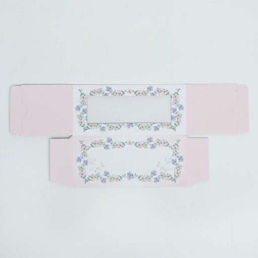 Цена за 5 шт. Коробка для макарун, кондитерская упаковка «Для тебя!», 5.5 х 12 х 5.5 см