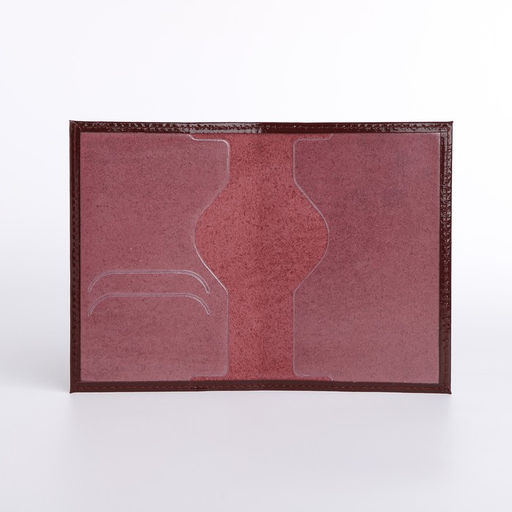 Обложка для паспорта, бордовая