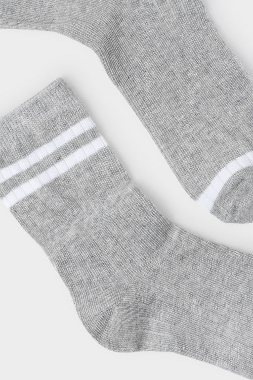 CROCKID СТОК! Носки. Цвет: св.серый меланж фото 3
