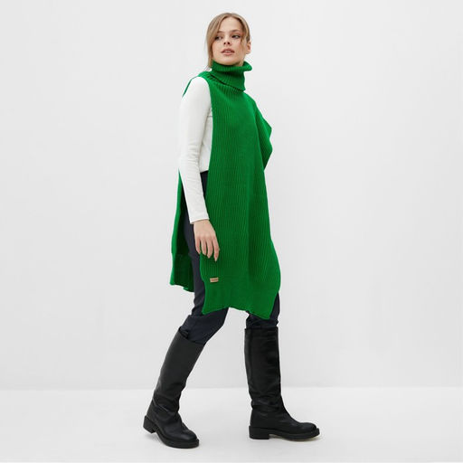 Снуд трансформер MINAKU, размер 56-58, изумрудный