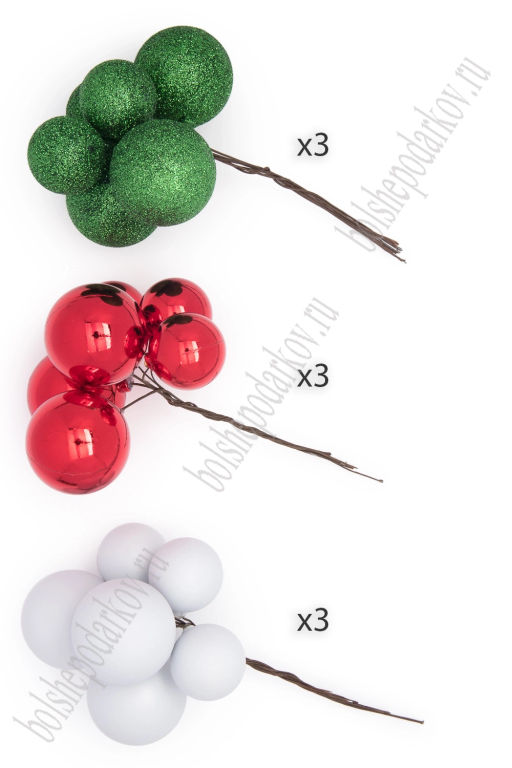 Набор шаров на проволоке (54шт) SF-8007, микс №5 - Больше подарков фото 4