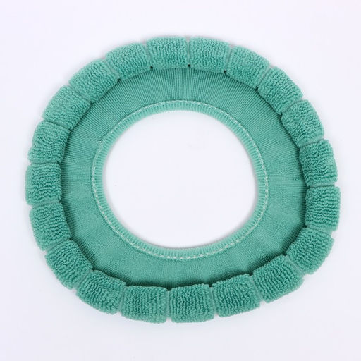 Чехол мягкий накладка на крышку и сиденье унитаза, зелёный