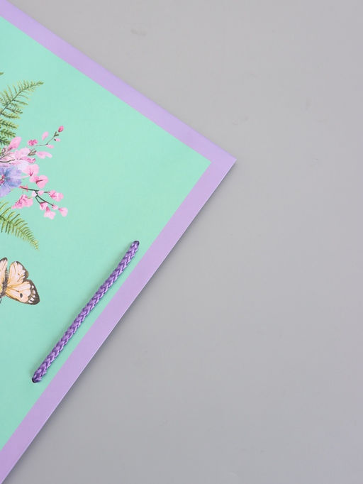 Пакет подарочный ламинированный «От души», 26×12×32 см