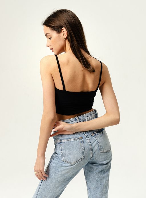 Женский топ 3 (черный) - Милаша фото 3