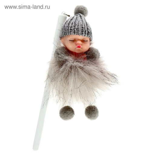 Ручка гелевая-прикол Calligrata «Пупс в шапочке», МИКС (штрихкод на штуке)