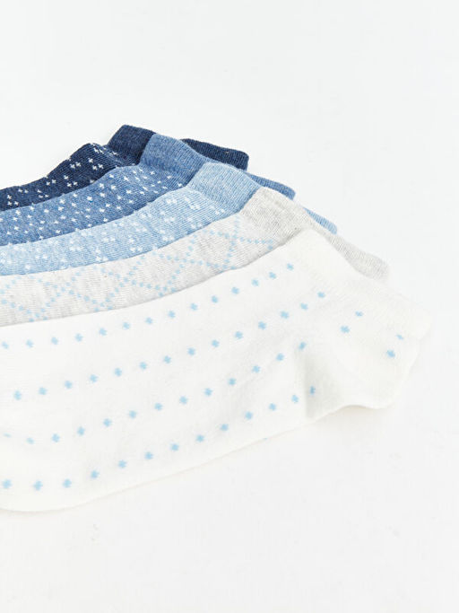 Desenli Kad?n Patik ?orap 5li