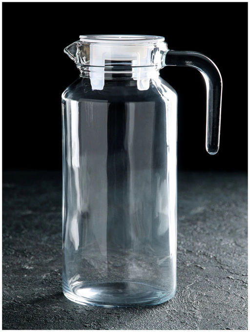 BASIC Кувшин с прозр. пласт. кр. 1,3л арт. 43964В (1017901)