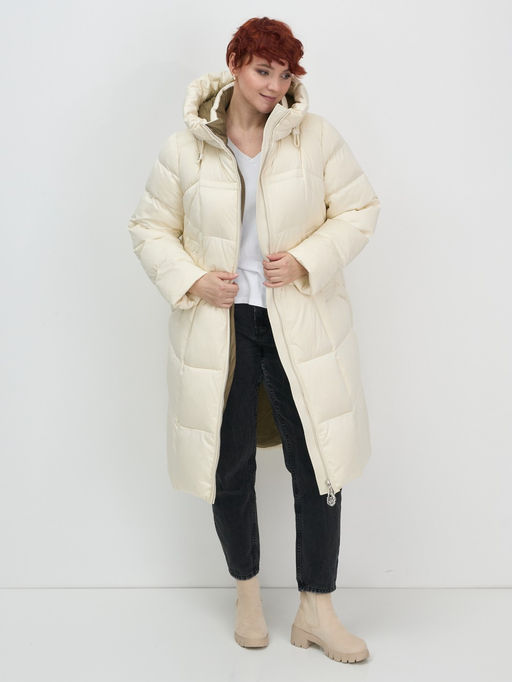 Пальто зимнее утепленное с капюшоном Бренд: Visdeer