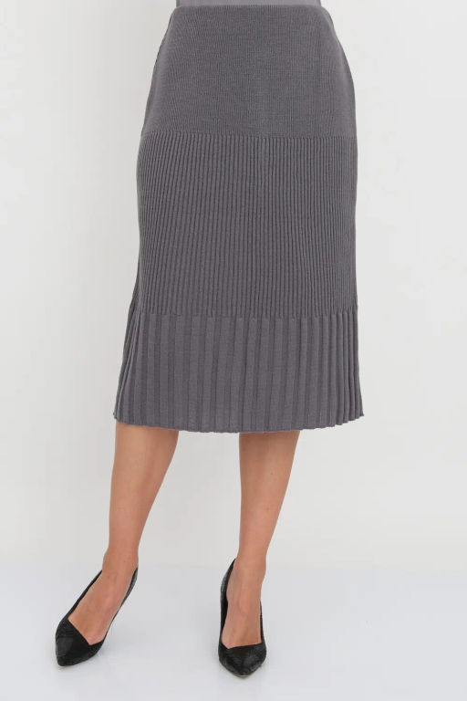 ЗЛАТА Юбка И 001 дл/серый