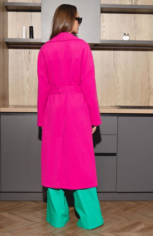 Пальто AURA 7024-176 фуксия  фото 4