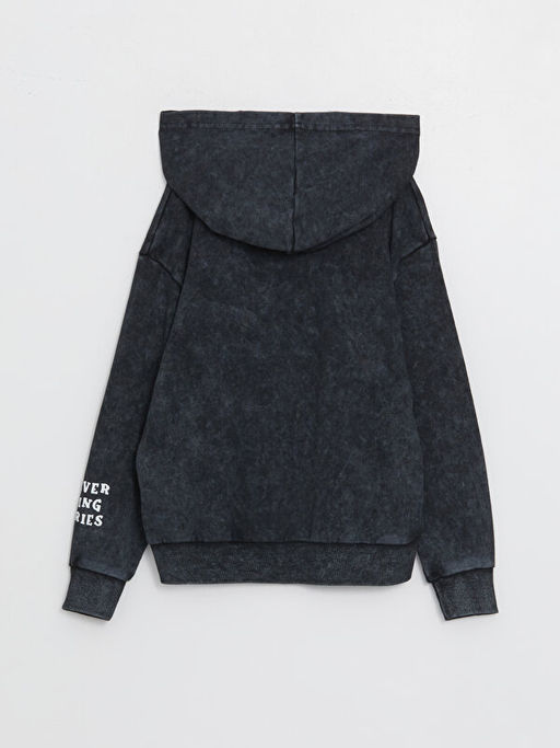 Rahat Kal?p Bask?l? Erkek ?ocuk Hoodie - Waikiki фото 2
