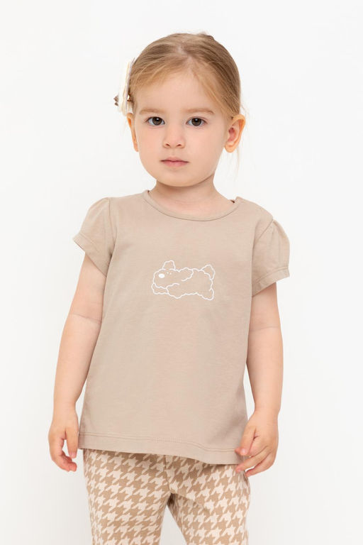 Crockid _ КР 302548/темно-бежевый к491 фуфайка д/дев яс