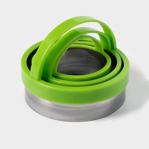 Формы для печенья KONFINETTA «Круг», 7×4.5 см, набор 3 шт., металл, МИКС