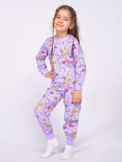 BK3010PJ.С1 Пижама для девочки - Almond фото 3
