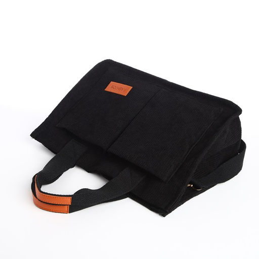 Сумка молодёжная на молнии, цвет чёрный - Simaland фото 8