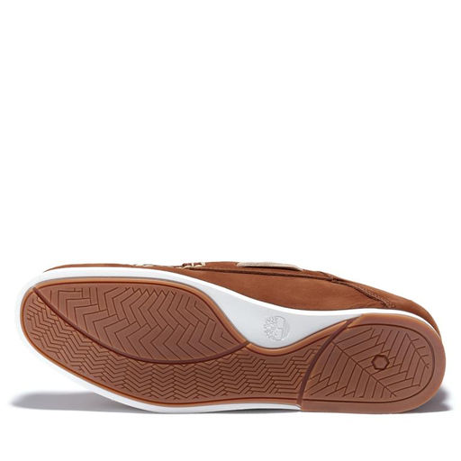 Мокасины Timberland TFO 2 Eye Classic Boat Atlantis Break красные  фото 3