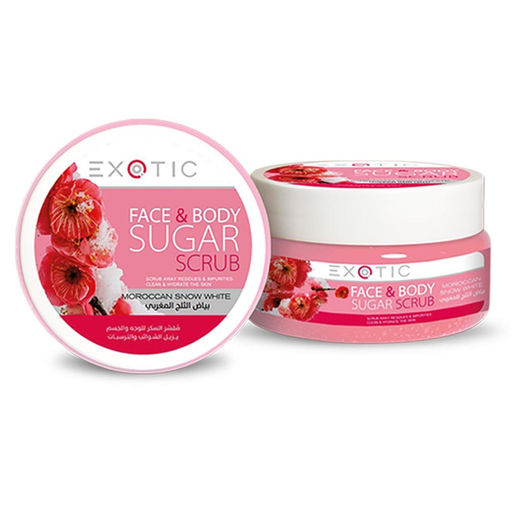 Exotic EX-09 Скраб сахарный для лица и тела (B Moroccan Snow White) 300 ml