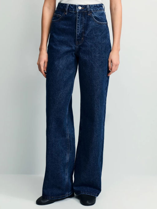 Джинсы wide leg с высокой посадкой / Zarina  фото 3