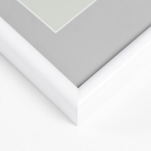 Фоторамка для фото 10×15 см Decoline, пластик, белый