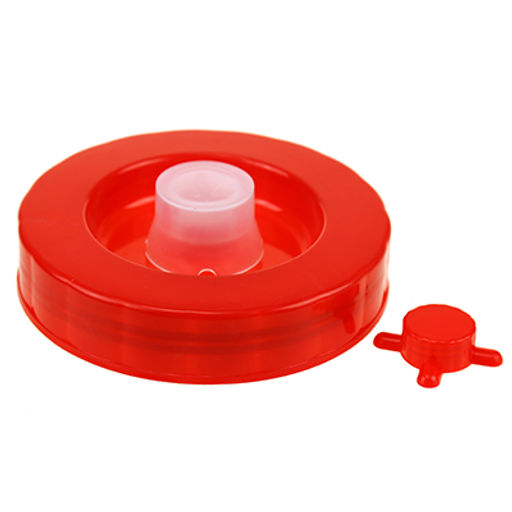 Крышка пластмассовая винтовая (твист-офф) с гидрозатвором, д16,5см h3,4см (Китай) - Домашняя мода фото 2