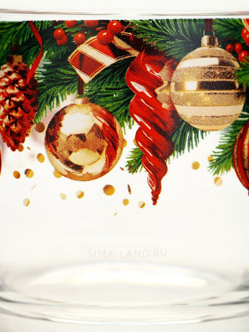 Стаканы Новогодний, 310 мл, подарочный набор 4 шт. - Дорого внимание фото 4