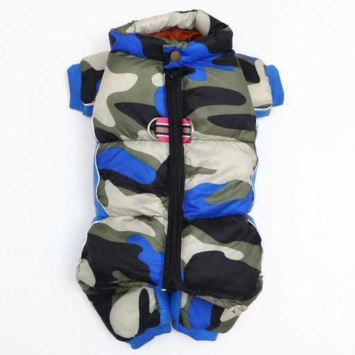 Комбинезон принтованный с замком на спине, размер 16 (ДС 28 см, ОГ 34 см, ОШ 44 см), синий 696822 - Simaland фото 6