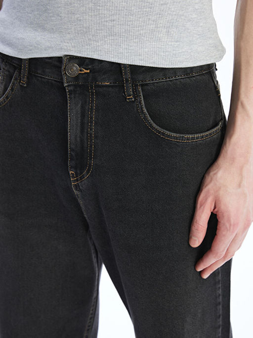 Loose Fit Erkek Jean Pantolon