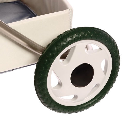 Коляска кукольная №13, цвет серый