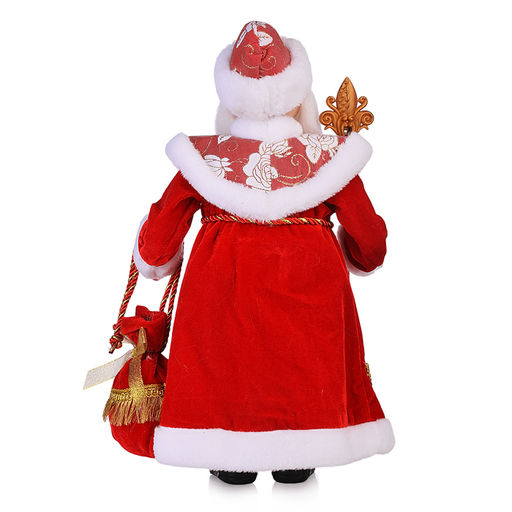 Сувенир Дед Мороз в красной шубе с мешком подарков, 40см "собс.разр."