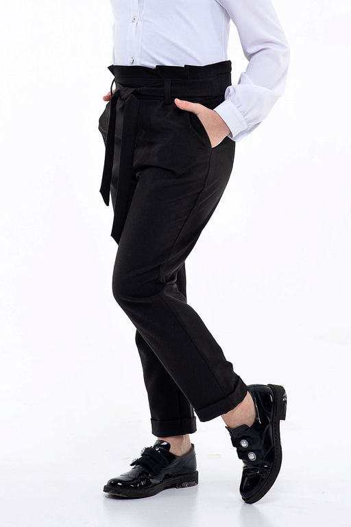 Школьные брюки для девочки Mooriposh, модель 0413