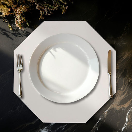 Цена за 6 шт. Салфетка кухонная Тэм, 3838 см, цвет белый, восьмиугольник - Simaland фото 7