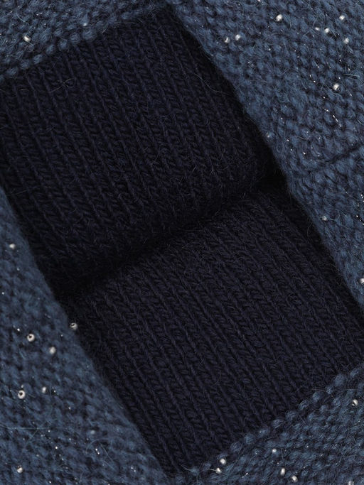 Шапка жен. шерсть+мох+акр LB-N88024 navy - Labbra фото 4