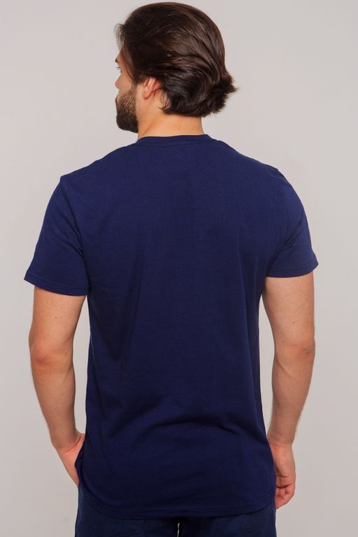 Футболка хлопок 100%,темно-синяя - Binita фото 15