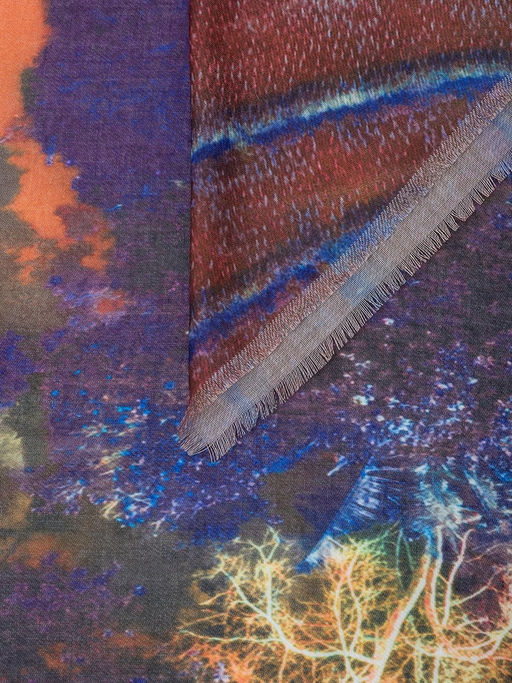 Платок жен. виск+шерсть 130х130 LG33-506-16 - Labbra фото 3