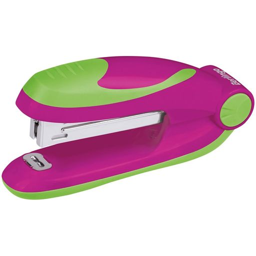 Степлер Berlingo "Fuze" №10 пластиковый (DSp_10215) розовый, до 15л.