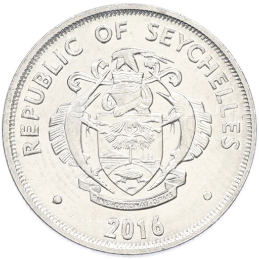 Монета 25 центов 2016 года Сейшелы