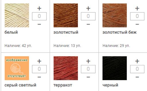 Цена за 10 мотков пряжи Северянка