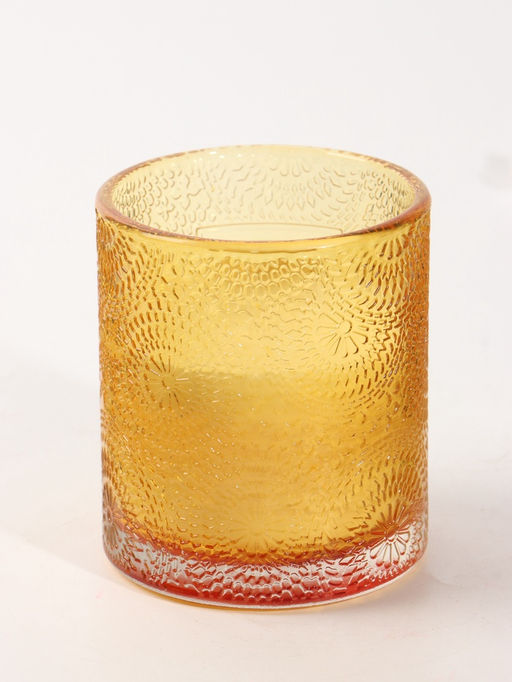 Свеча ароматическая в стекле "HOME AROMA" 200 гр, 8,5х8,5х10 см, персик
