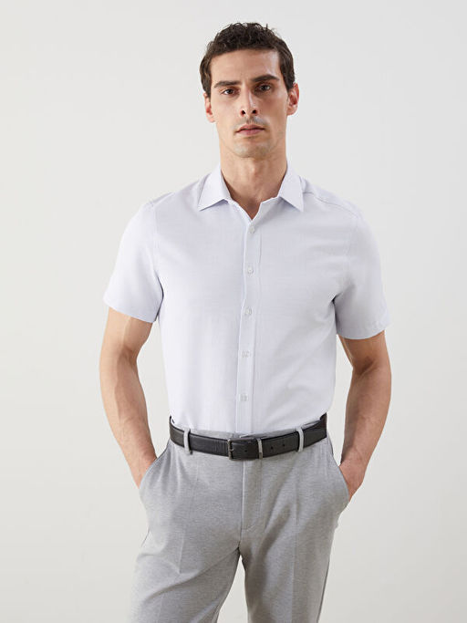 Regular Fit K?sa Kollu Erkek G?mlek